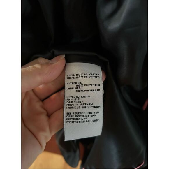 Kate spade  black raincoat size xs with a hoodie - Picture 6 of 7